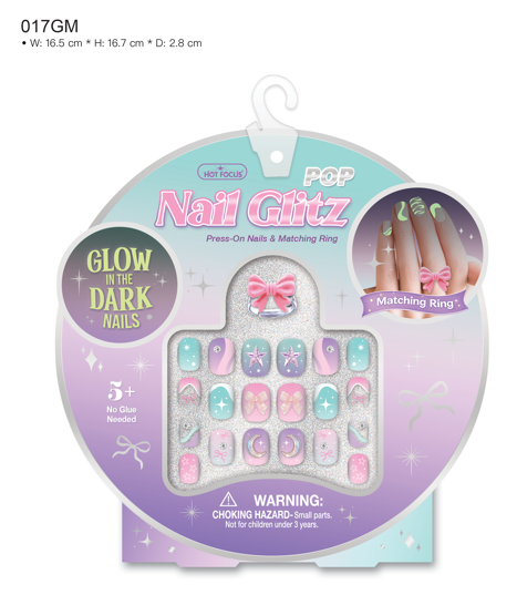 Pop Nail Glitz, Glow Mode