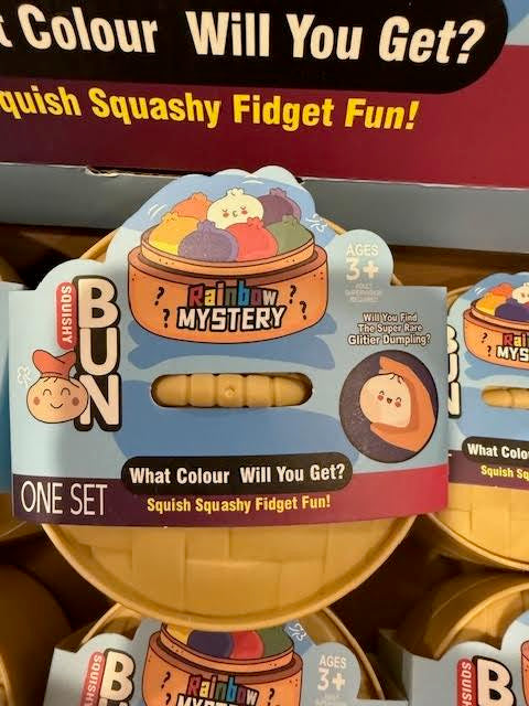 Rainbow Dumpling Squishy Mystery Bun Fidget Toy