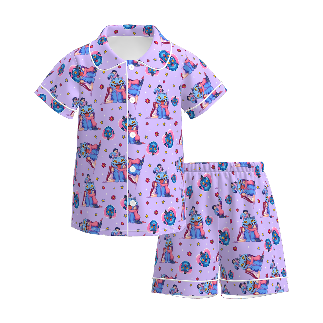 KPop Demon Hunters printed sleepwear set