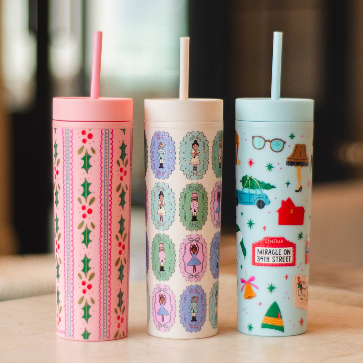 The Nutcracker Christmas 16oz Skinny Acrylic Tumbler