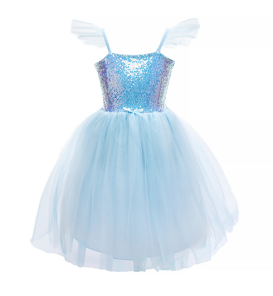 Sequin Blue Princess 5-6
