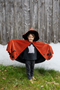 Autumn Embers Wizard Cape and Hat