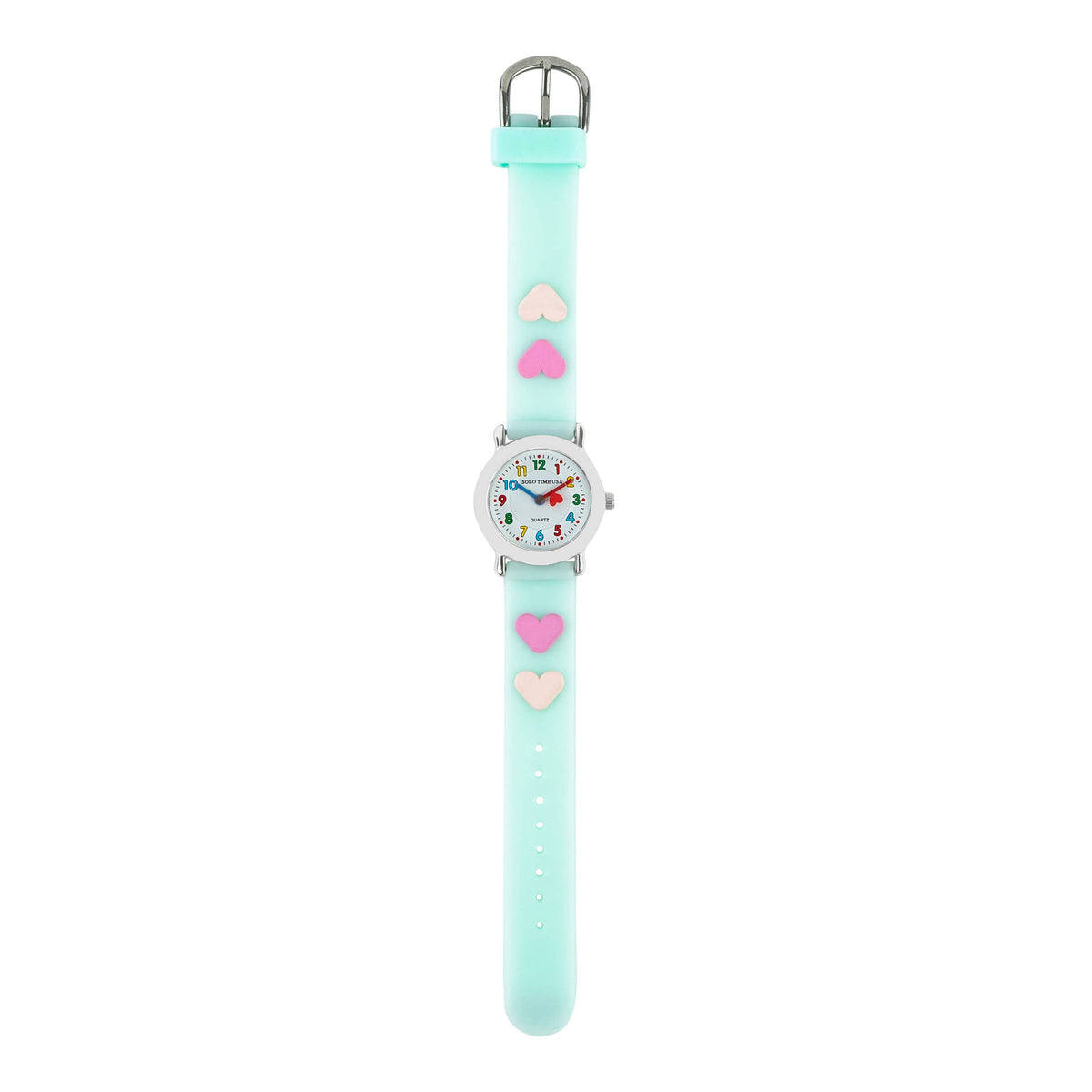 Children's quartz watches with hearts