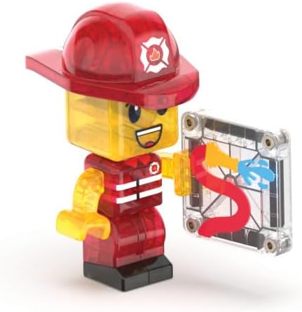 Magnatiles Fire Station 50 piece Set