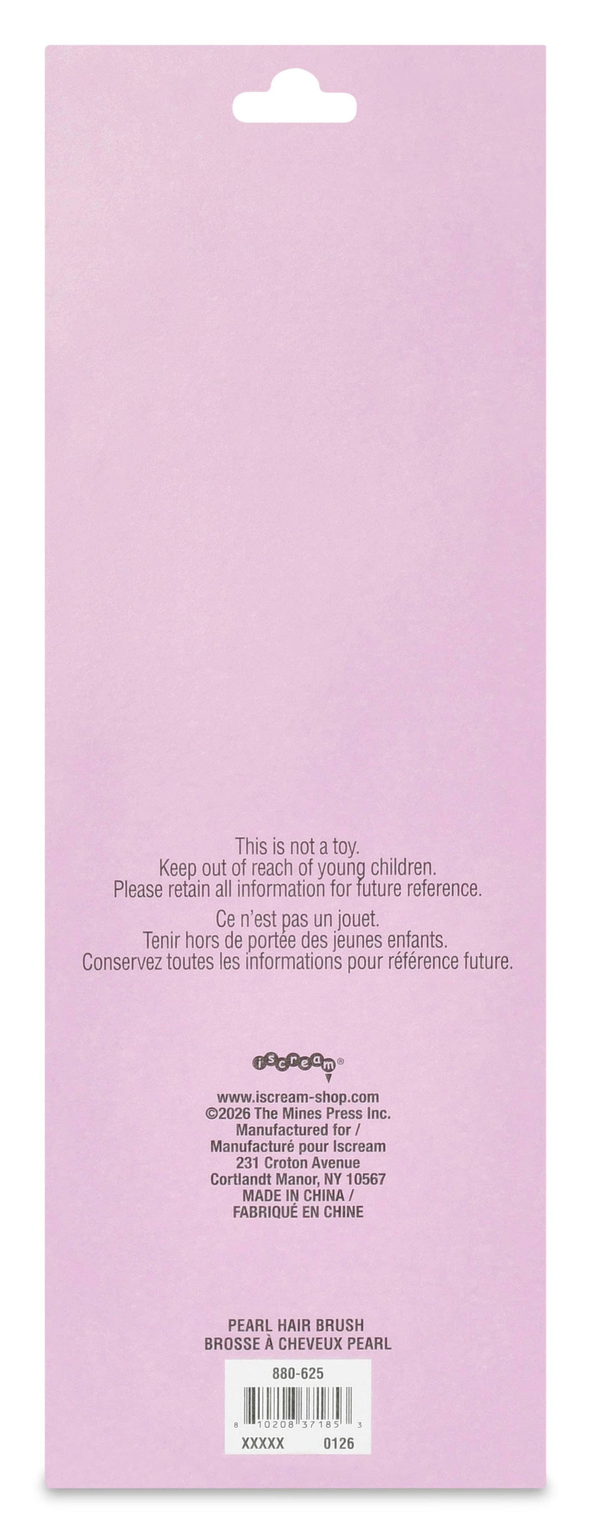 Pink Pearl Hair Brush