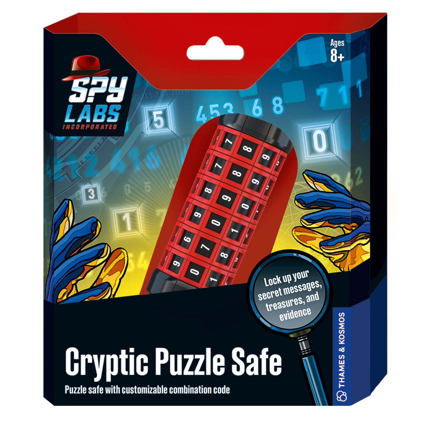 Spy Cryptic Puzzle Safe