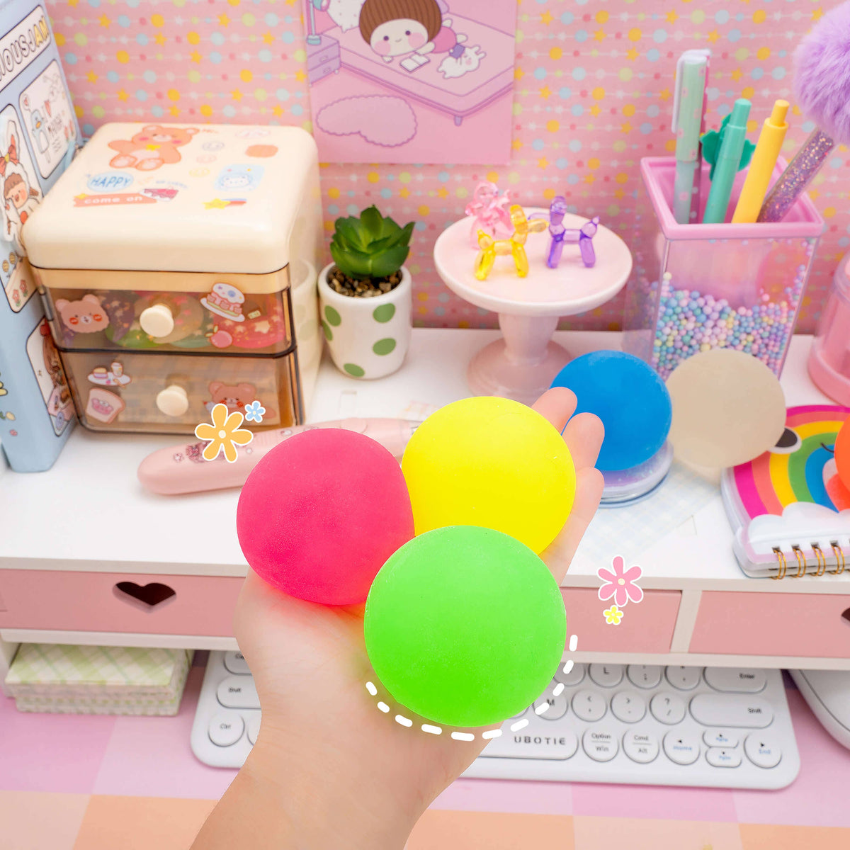 Galaxy Gummy Globs Sensory Toy - Neon