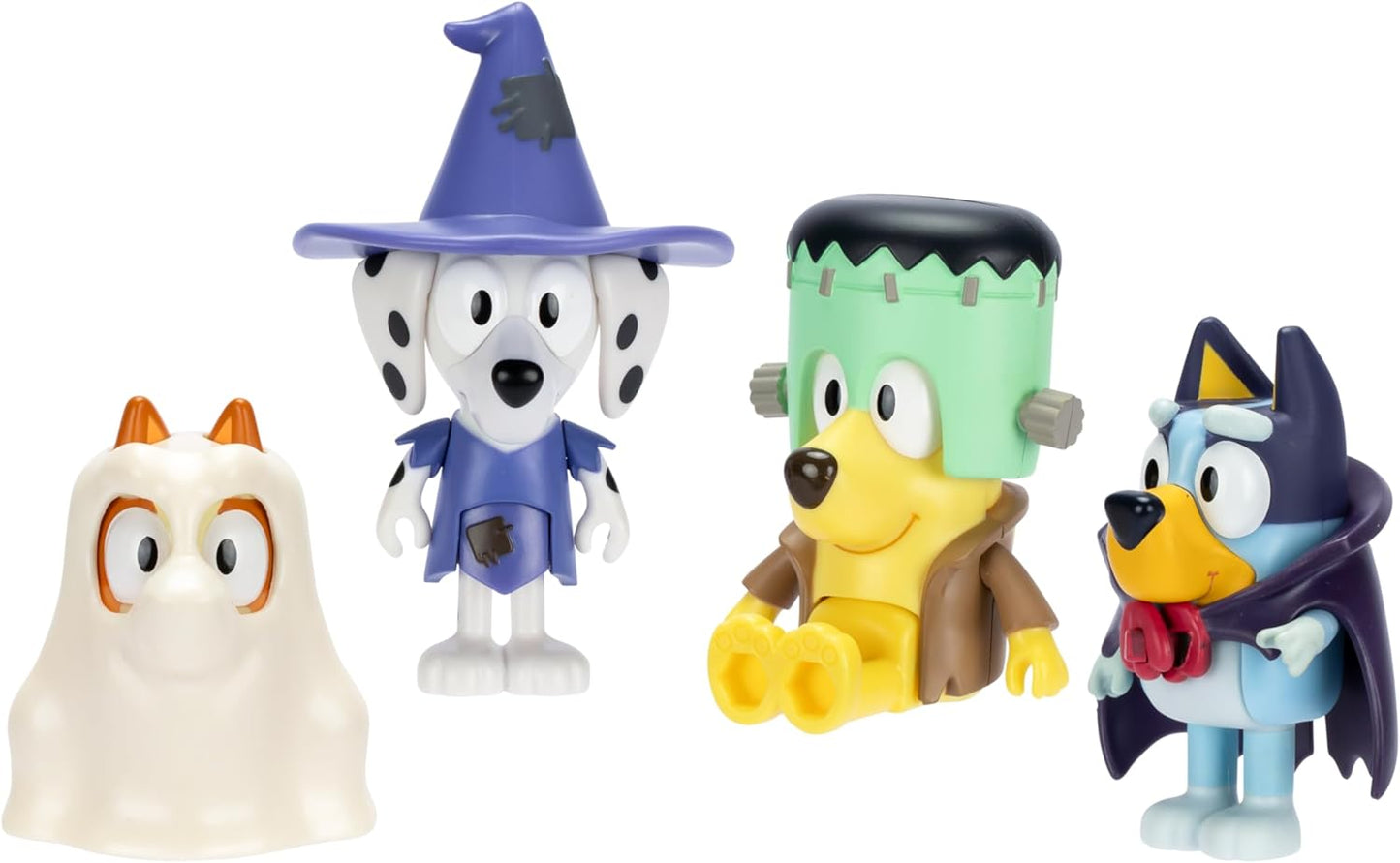 Bluey Halloween 4 Figurine Set