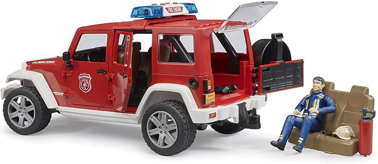 Bruder Jeep Wrangler Unlimited Rubicon Fire Service with Firefighter