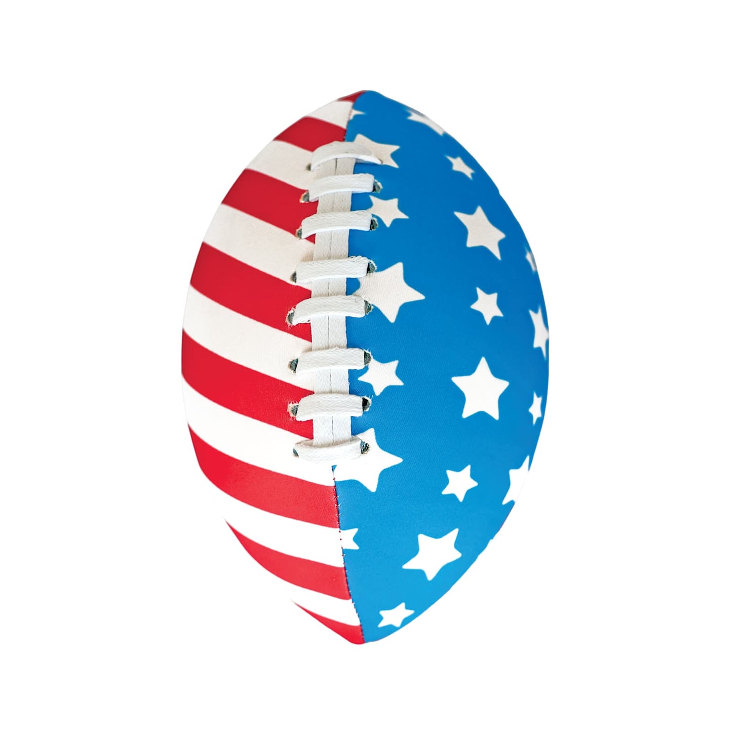 🏈 Patriotic Water Football – Stars, Stripes & Spirals