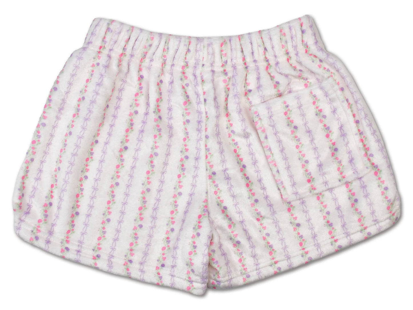 Sweet Heart Vine Plush Shorts (Large -(14))