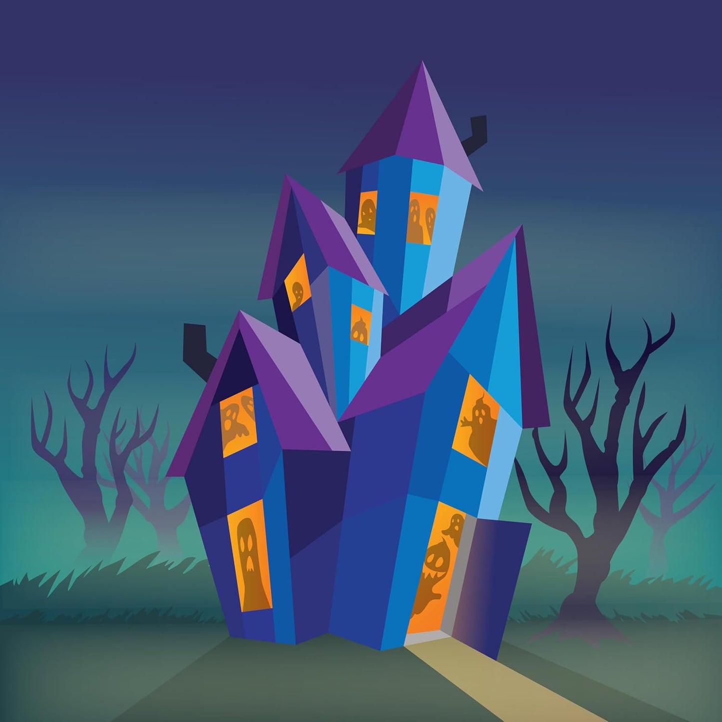 Paint by Sticker Kids Halloween