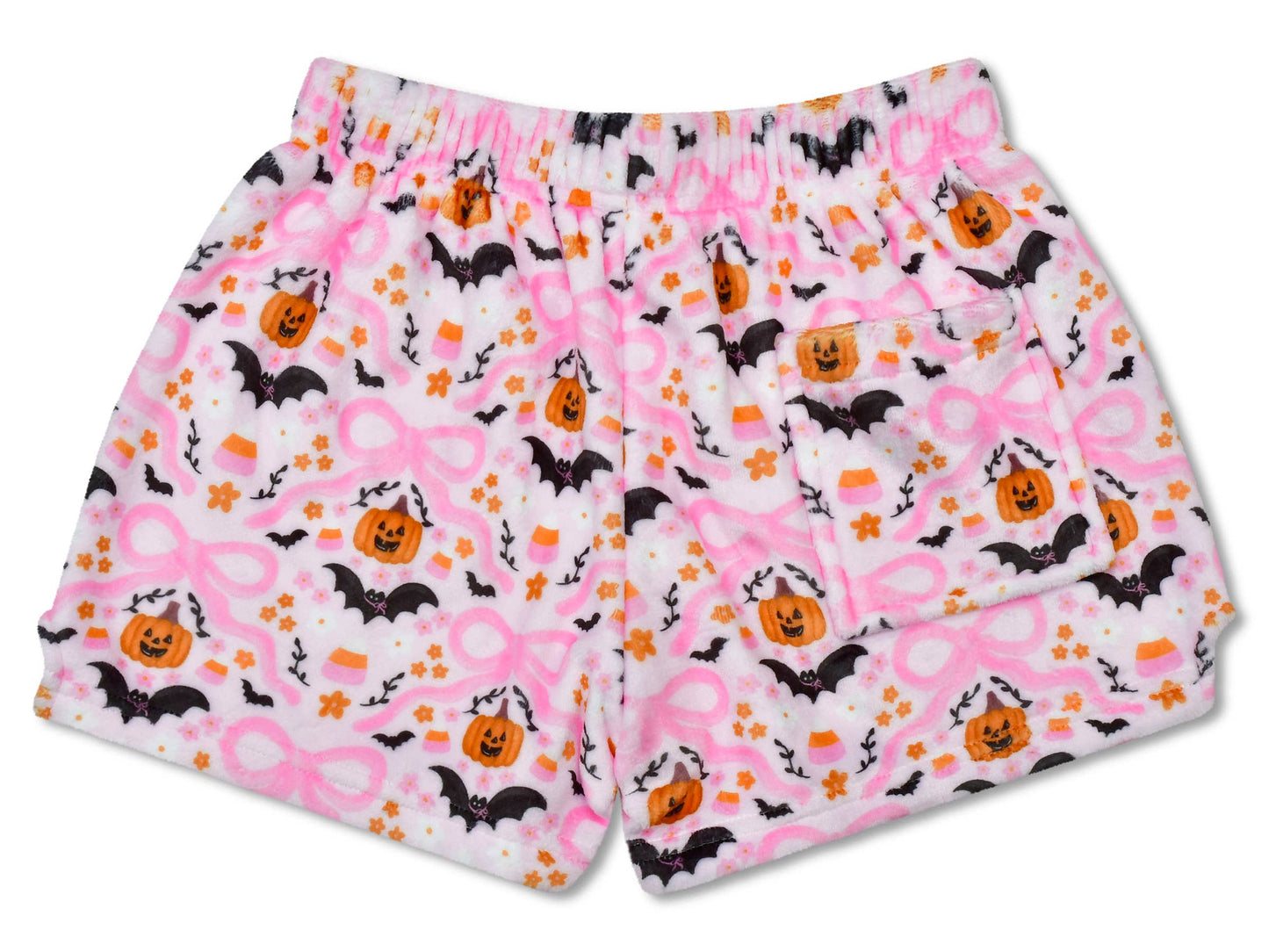 Bows And Bats Plush Shorts (Youth Medium (10-12))