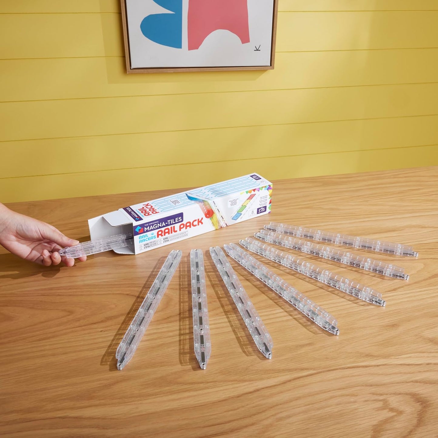Magna-Tiles Rail Racers Rail Pack