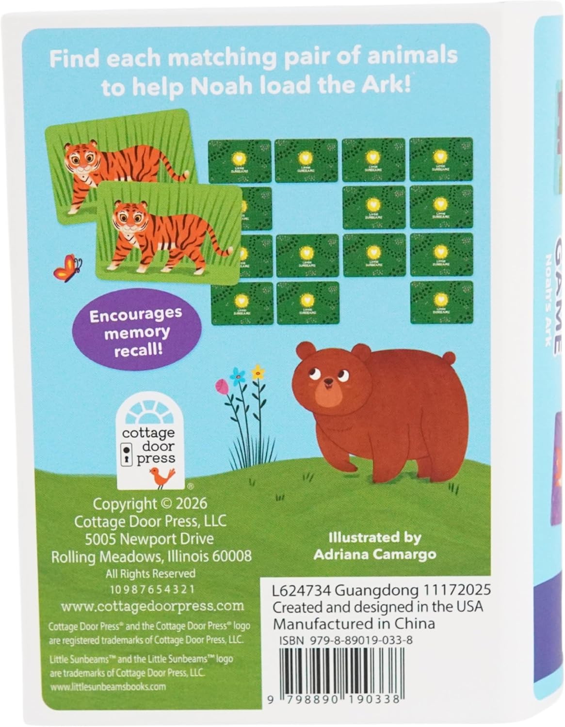 Memory Match Game Noah's Ark