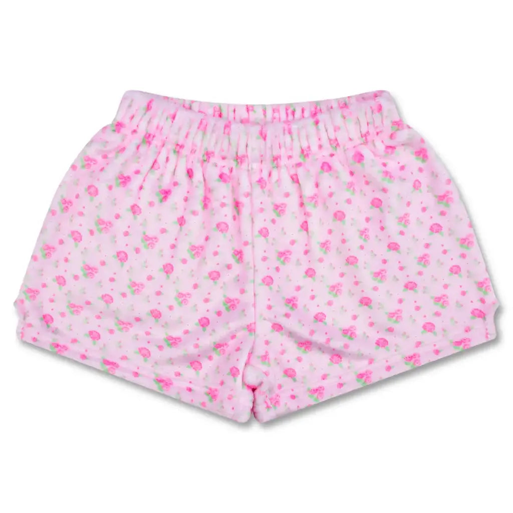 Pretty In Pink Plush Shorts Large