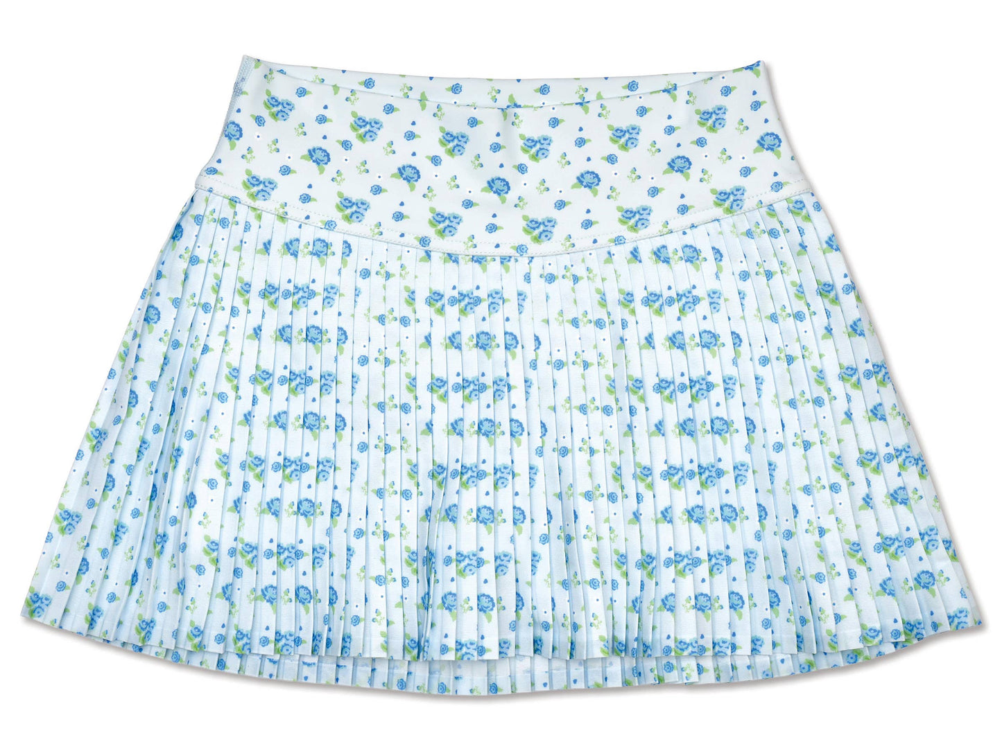 Blue Floral Skort (Youth X-Small)