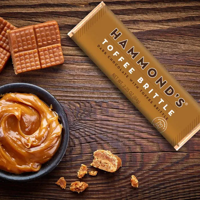 Dark Chocolate with Toffee Brittle
