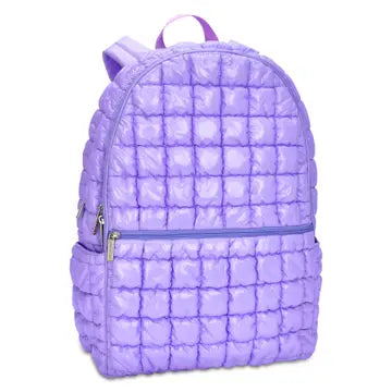 Lavender Puffer Backpack