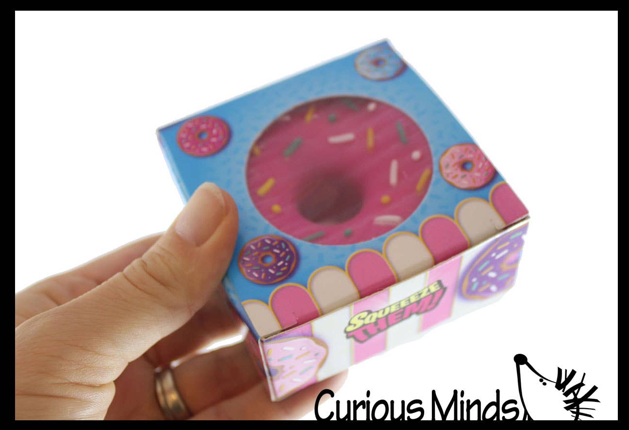 Cute Doughnut Soft Doh Filled Stretch Ball