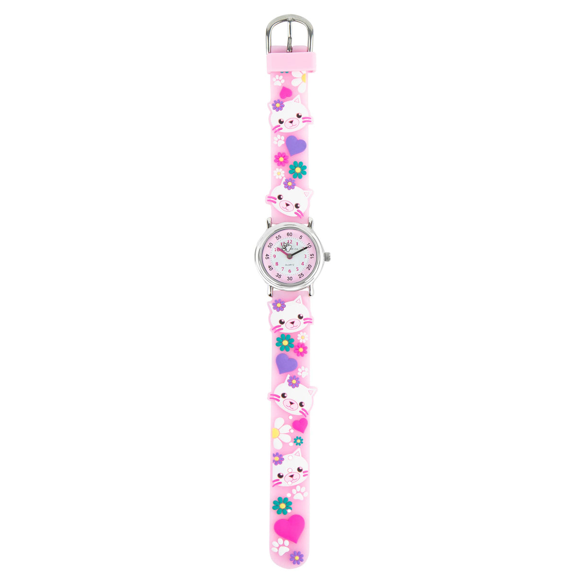 children's quartz watches with kitty cat faces