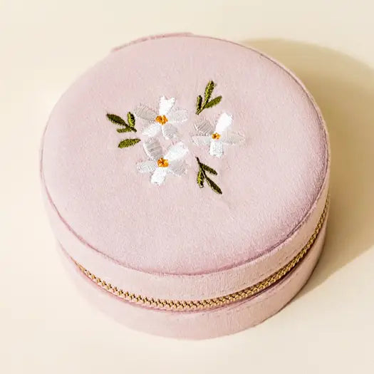 Floral Blush Jewerly Case