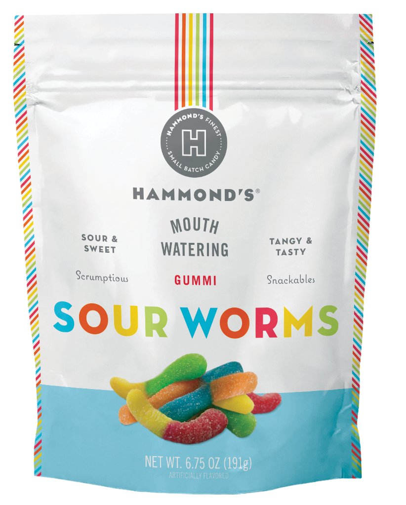 Gummi Sour Worms