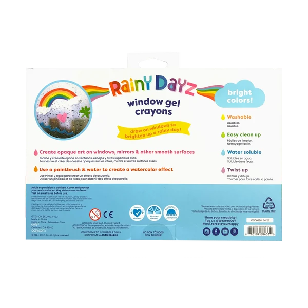 Rainy Dayz Gel Crayons Set of 10