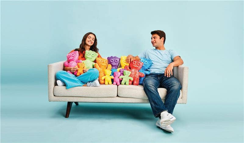Sour Patch Kids Pink Character Embossed Plush