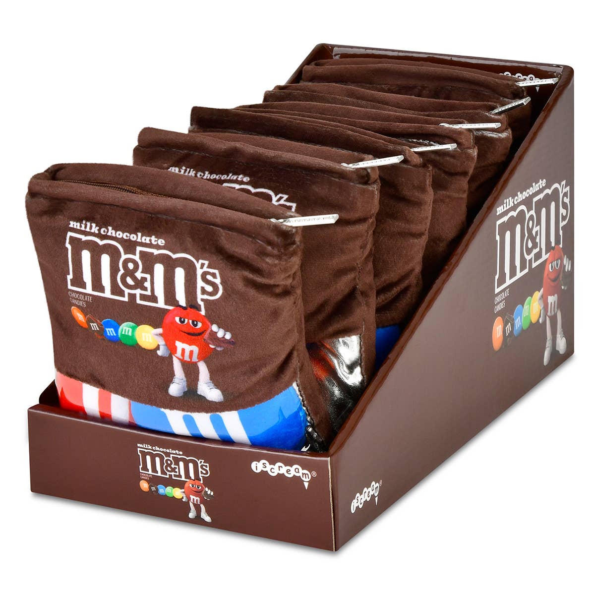 6" M&M's Packaging Plush PDQ - 6 pieces