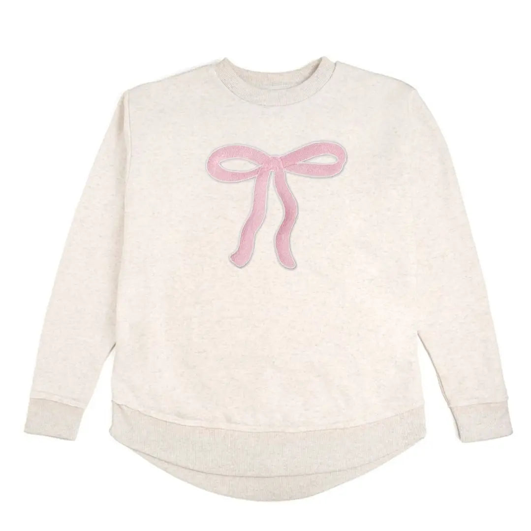 Bow Patch Sweatshirt 5/6y