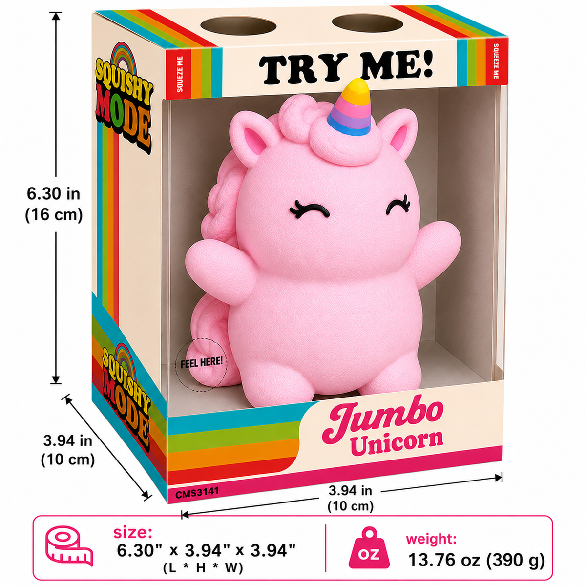 Squishy Mode Jumbo Unicorn Sensory Toys
