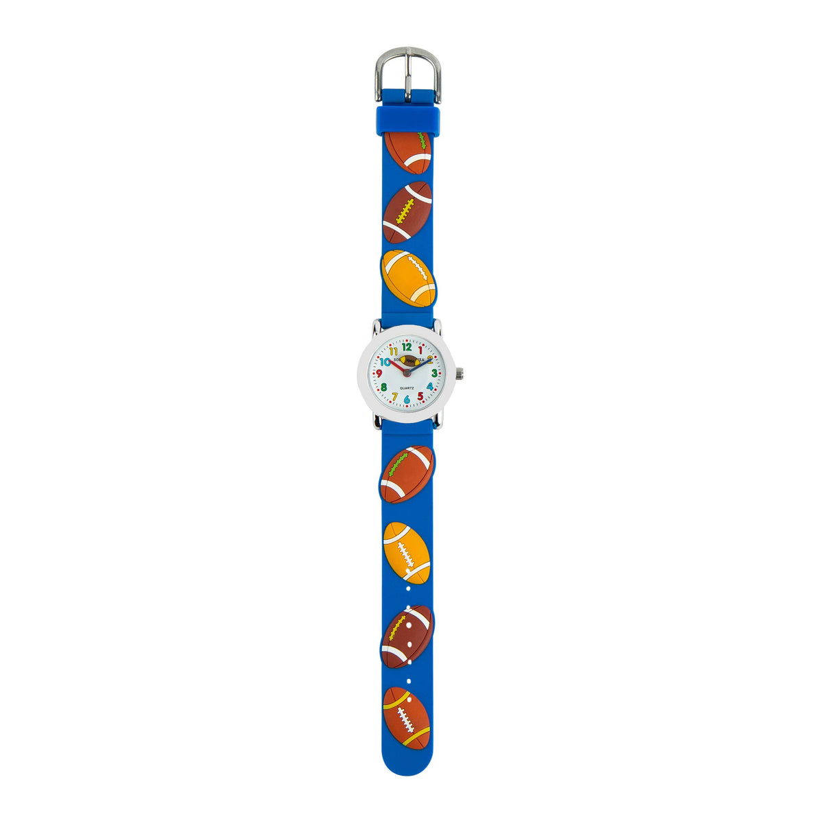 Children's quartz watches with footballs