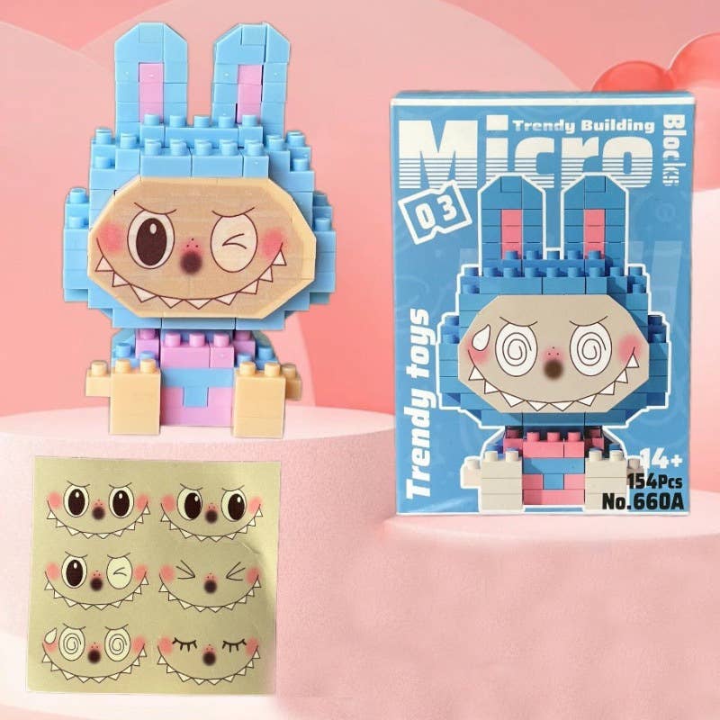 Labubu Micro Trendy Building Blocks