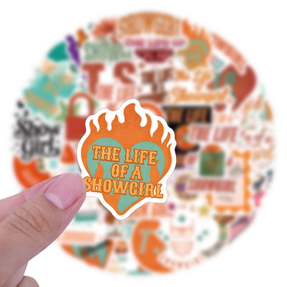 Taylor The Life of A Showgirl Stickers pack of 55