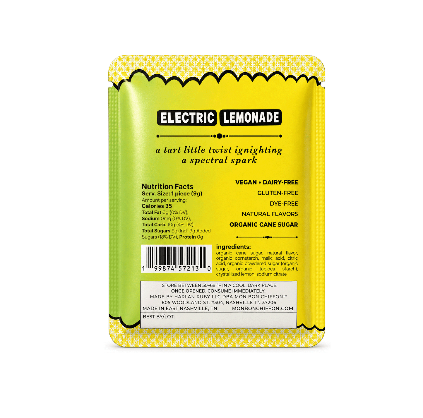 Electric Lemonade Cotton Candy Puff