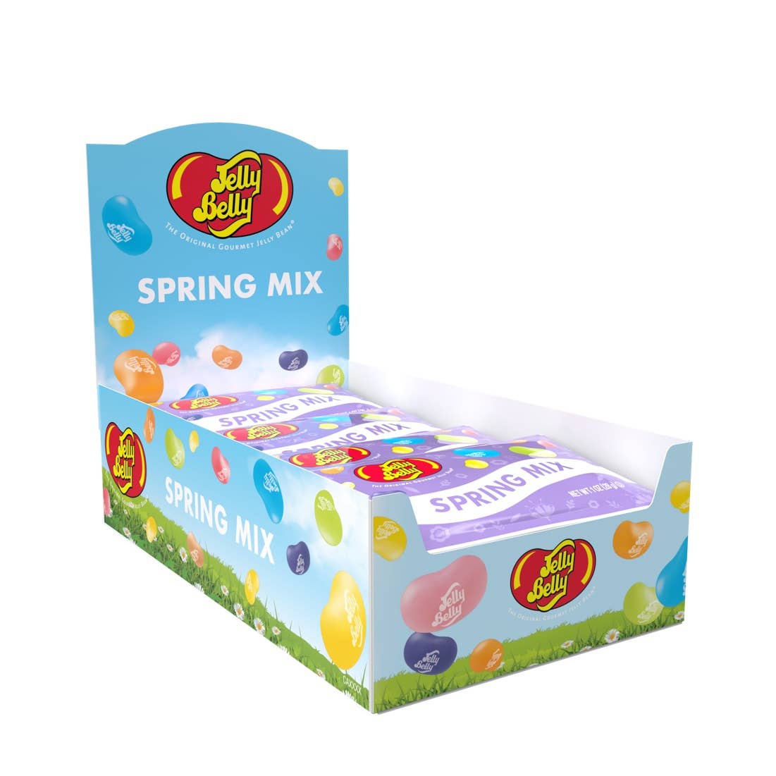 Jelly Belly Easter Spring Mix, 1oz Pouch, 30ct Display Box