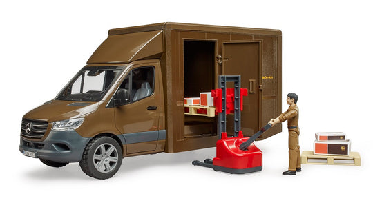 Mercedes-Benz Sprinter UPS with Driver and Accessories