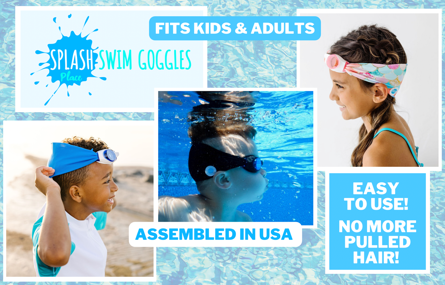 Display Header - Splash Place Swim Goggles