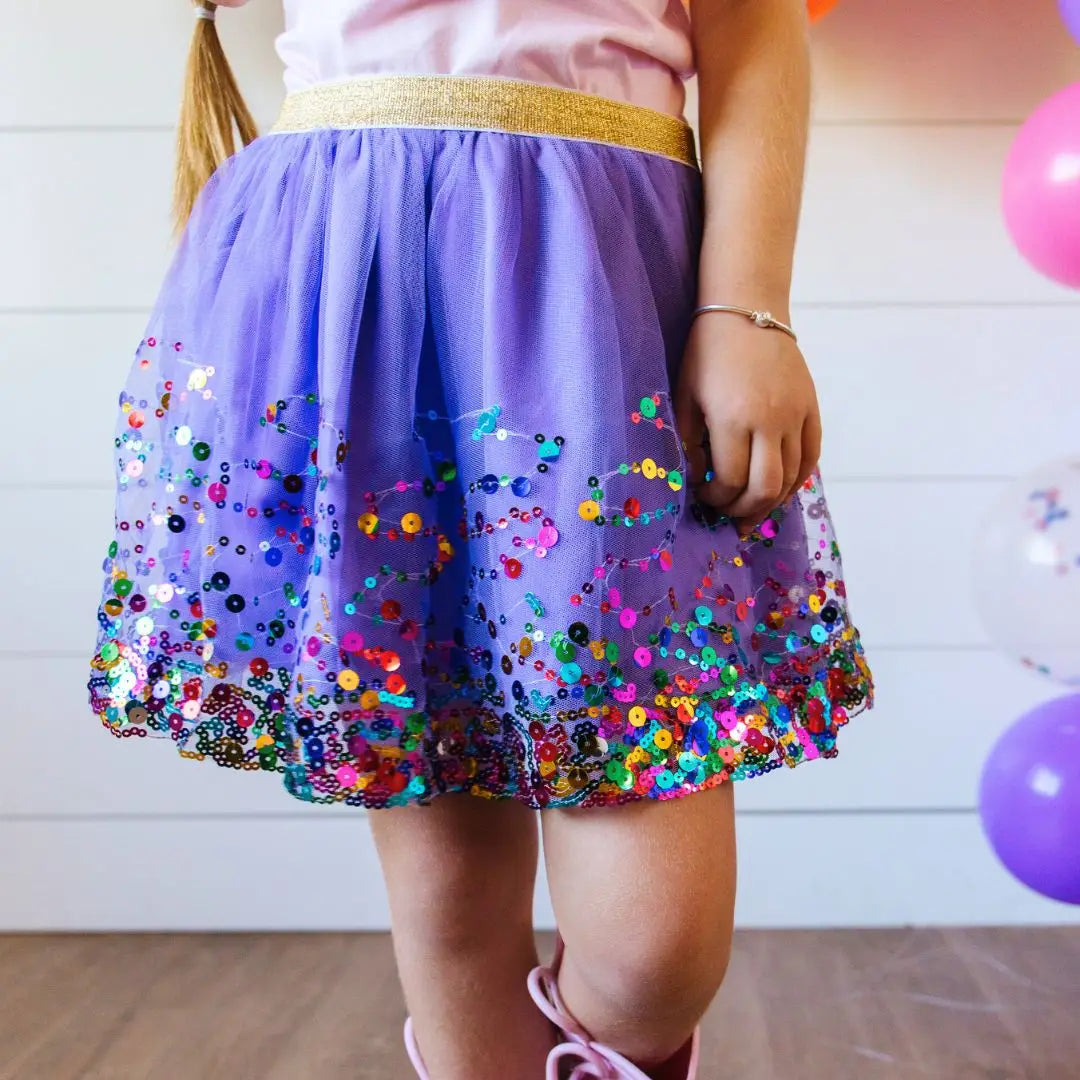 Lavender Confet Tutu 4-6y
