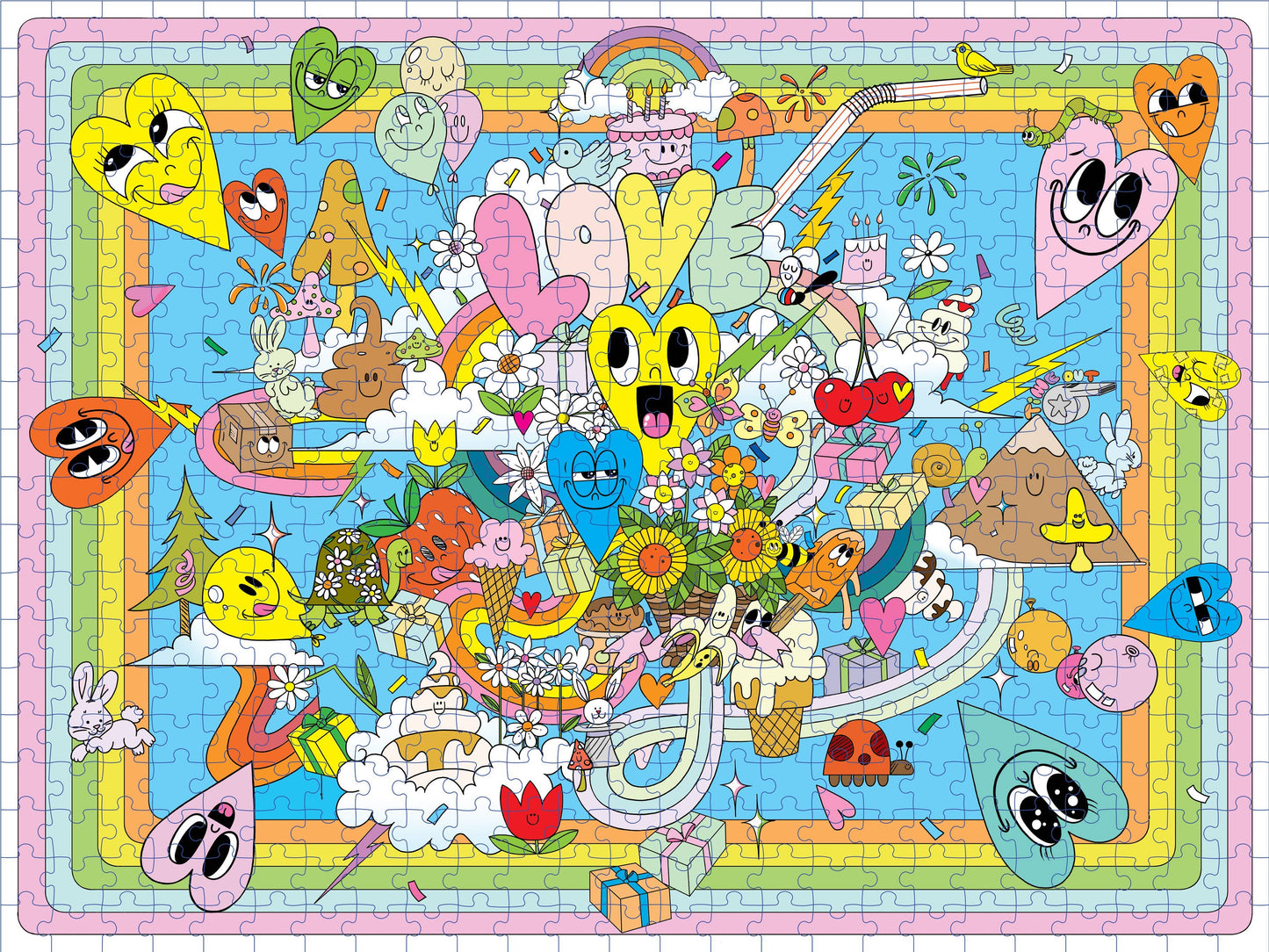 Sweet Hearts 500-Piece Jigsaw Puzzle
