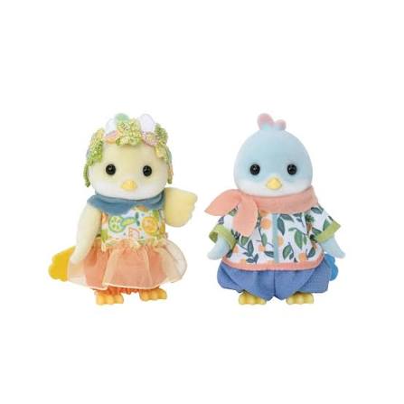 Calico Citrus Bird Family
