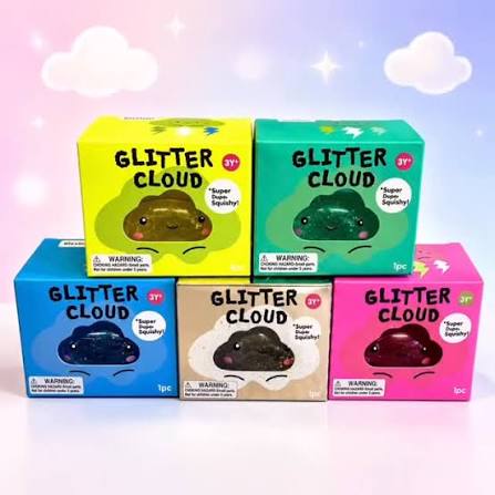 Glitter Cloud Squish