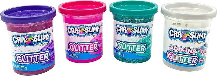 Slimy Glitter 4 Ct