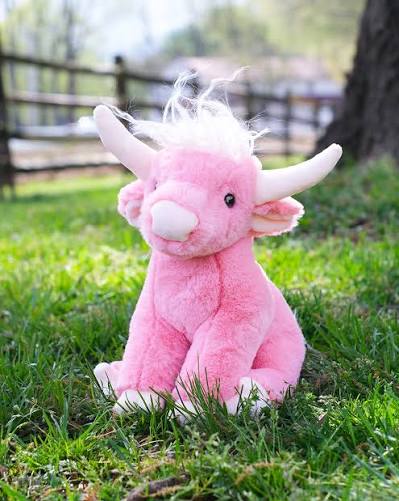Candie Pink Highland Cow Soft