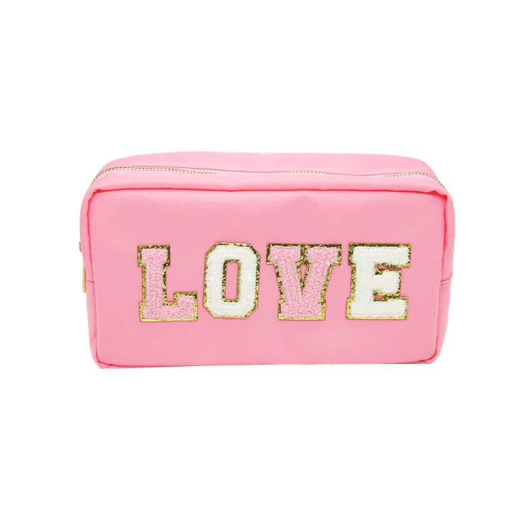 Pink Love Nylon Cosmetic