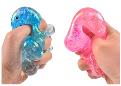 Cute Glitter  Bear Squishy Squeeze Toy Fidget Toy