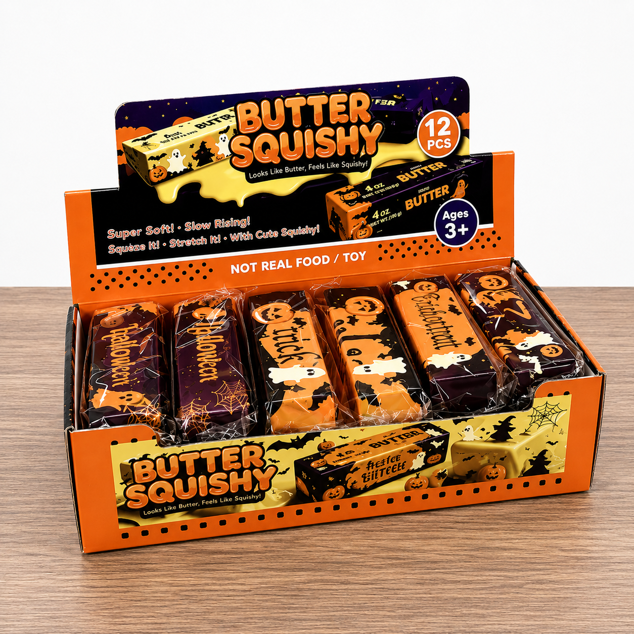 Halloween Butter Squishy – Slow Rise Sensory Toy Squishy
