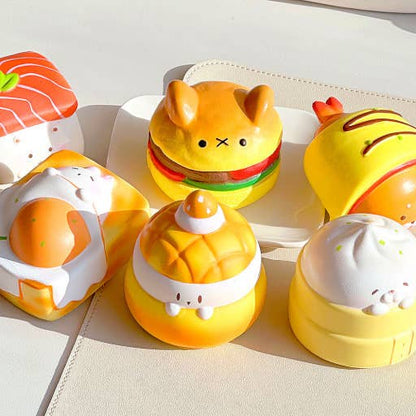 Squeeze the cuteness!  Yum Yum Bread Random Squishy Box