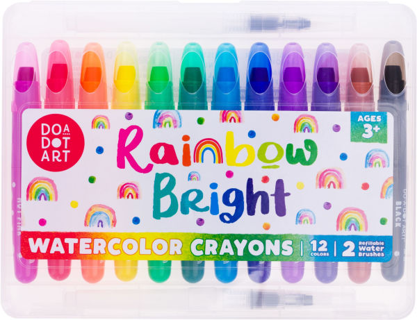 Rainbow Bright Watercolor Crayons